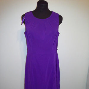 Plum purple Dressbarn sheath dress 8